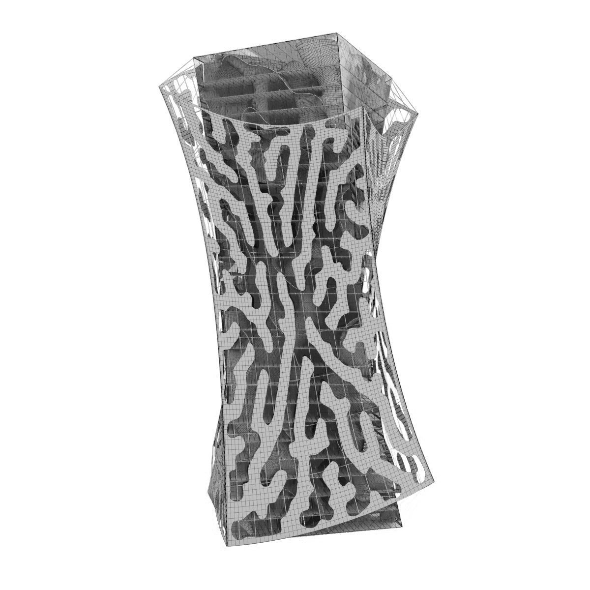 Futuristic building collection 4x 5 _18