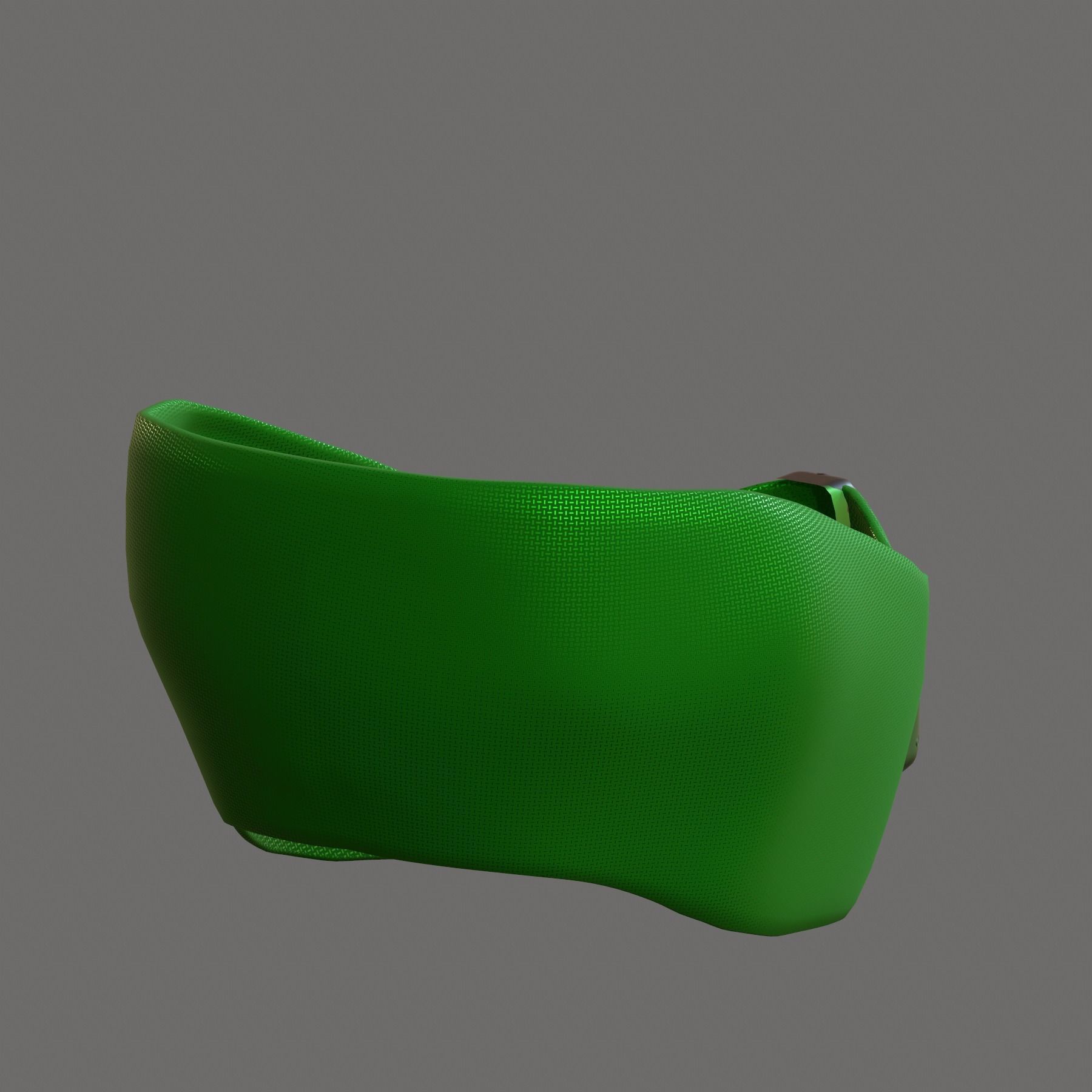 Gas mask helmet 3d model scifi Low-poly Low-poly 3D model_5