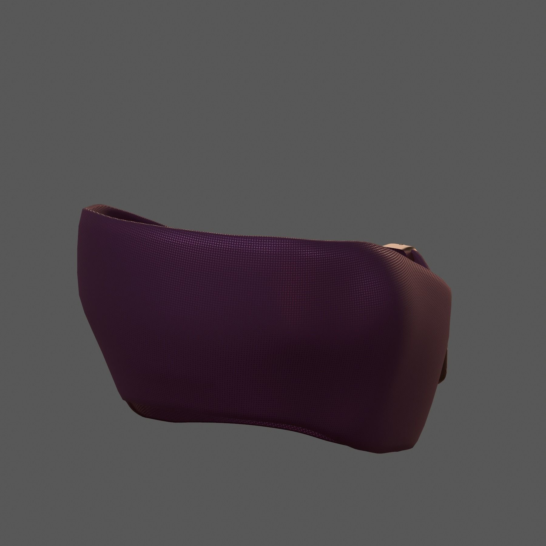 Gas mask helmet 3d model scifi Low-poly Low-poly 3D model_5