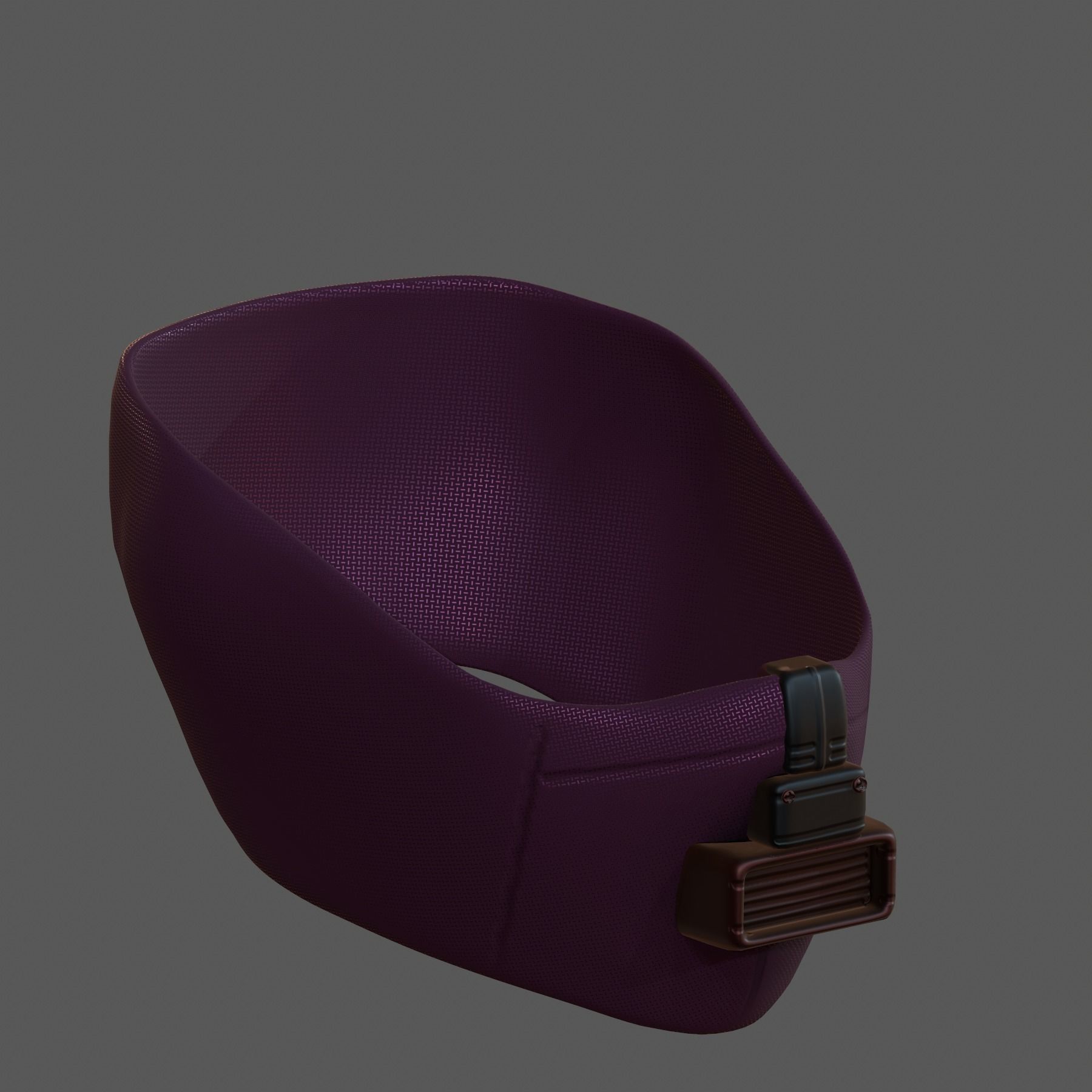 Gas mask helmet 3d model scifi Low-poly Low-poly 3D model_4