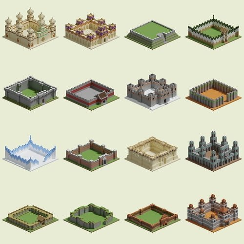 Collection of  Minecraft Walls  