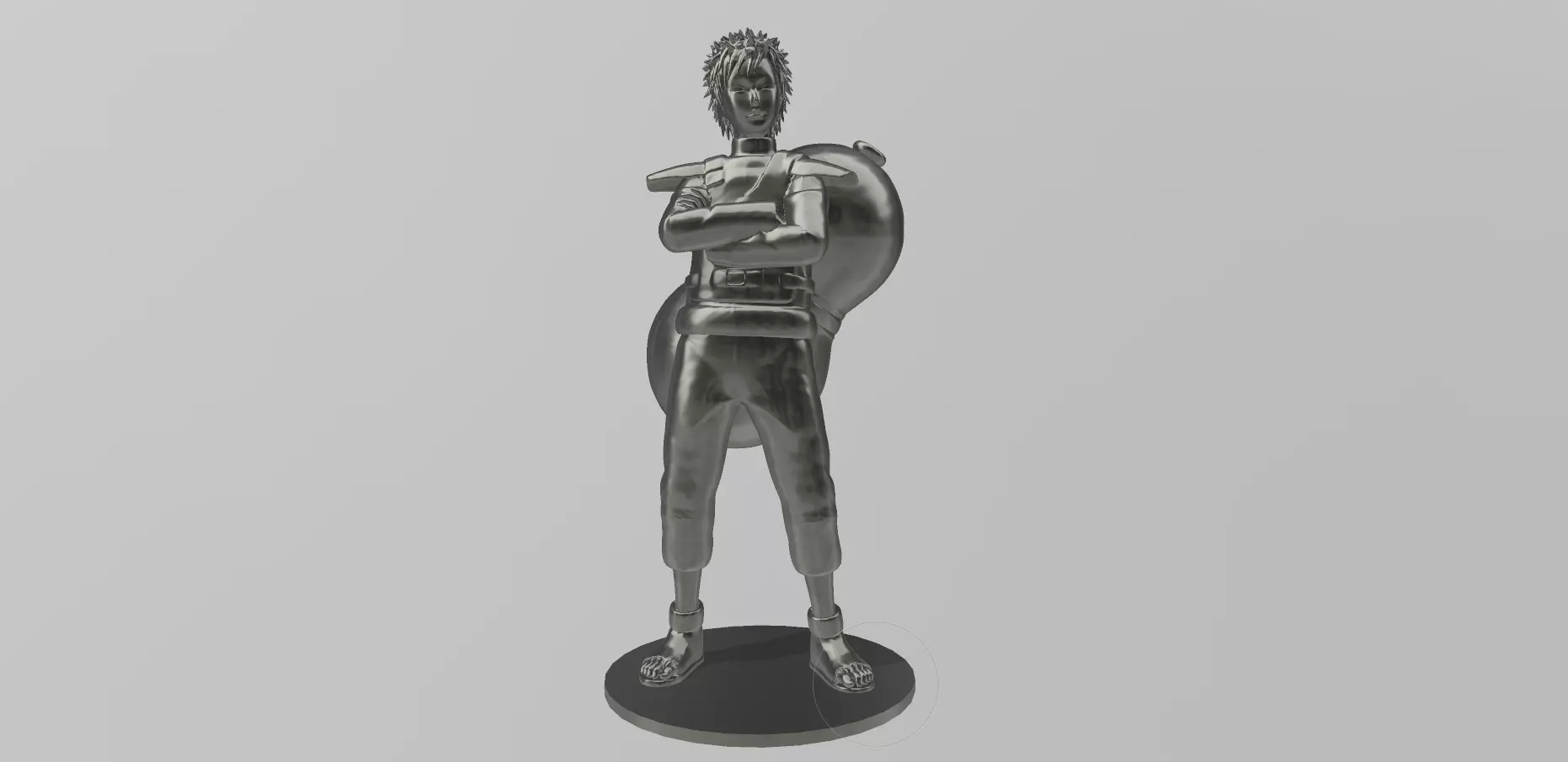 Kazekage Gaara from Naruto 3D print model_0