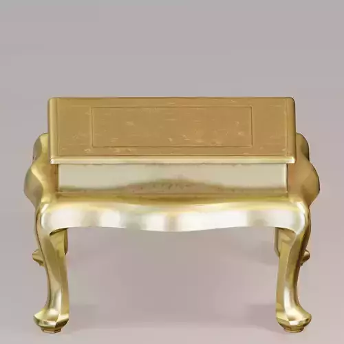  Antique brass table