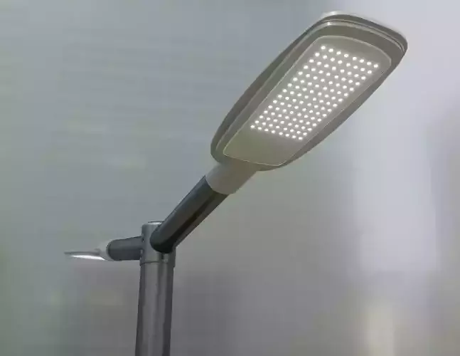 Street Light 12 Pole 3 Version 2 Low-poly 3D model
