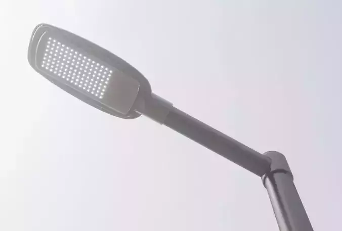 Street Light 12 Pole 3 Version 1 Low-poly 3D model