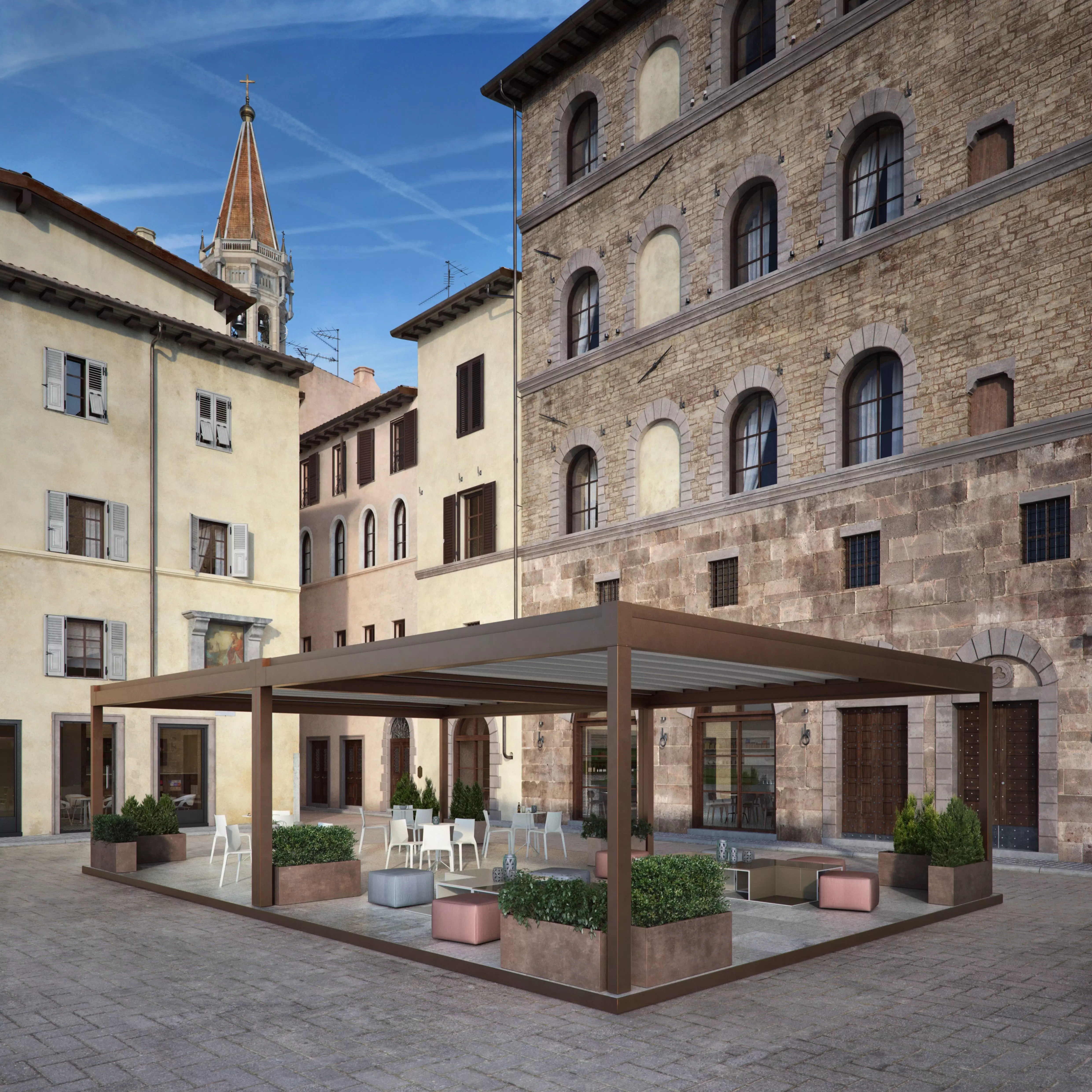 Square in Firenze - Piazza signoria Firenze 3D model