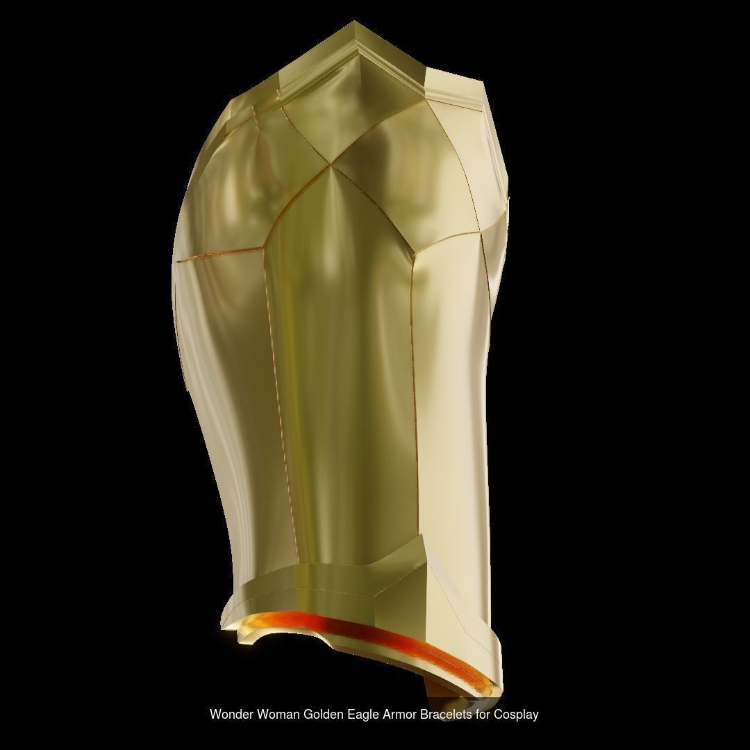 Golden Eagle Armor Set for Cosplay 3D Model Collection_6