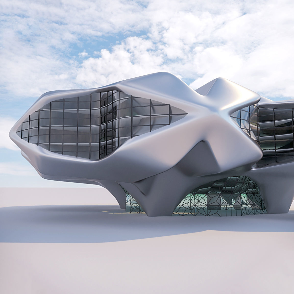 Futuristic building collection 9x 2 _51