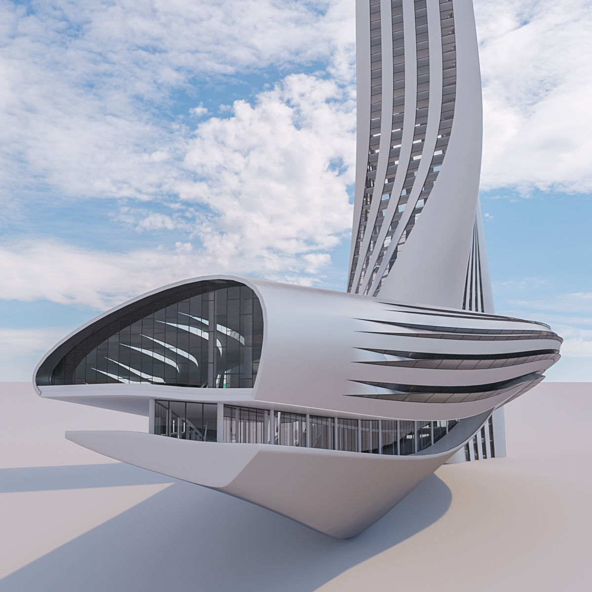 Futuristic building collection 9x 2 _4
