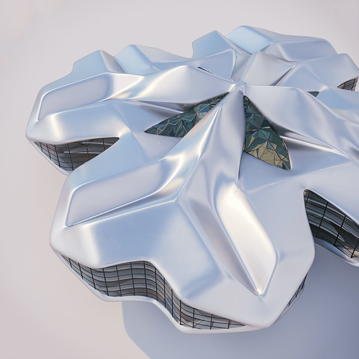 Futuristic building collection 9x 2 _52