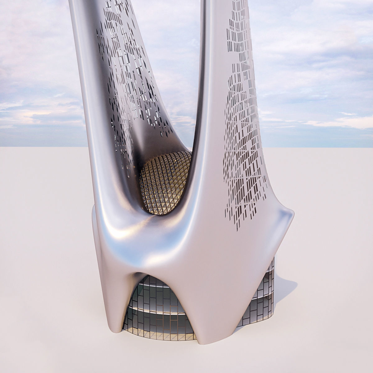 Futuristic building collection 9x 2 _47