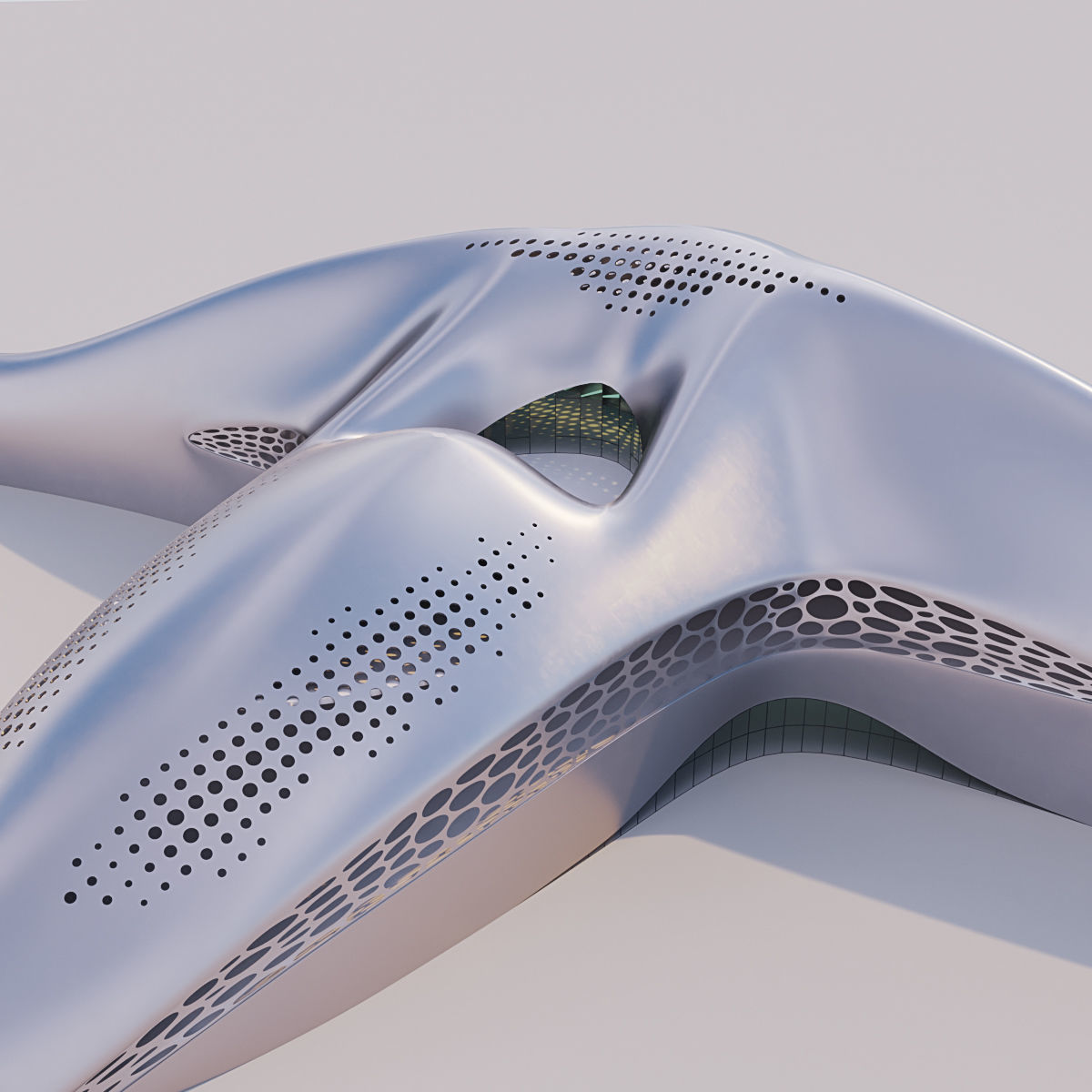 Futuristic building collection 9x 2 _31