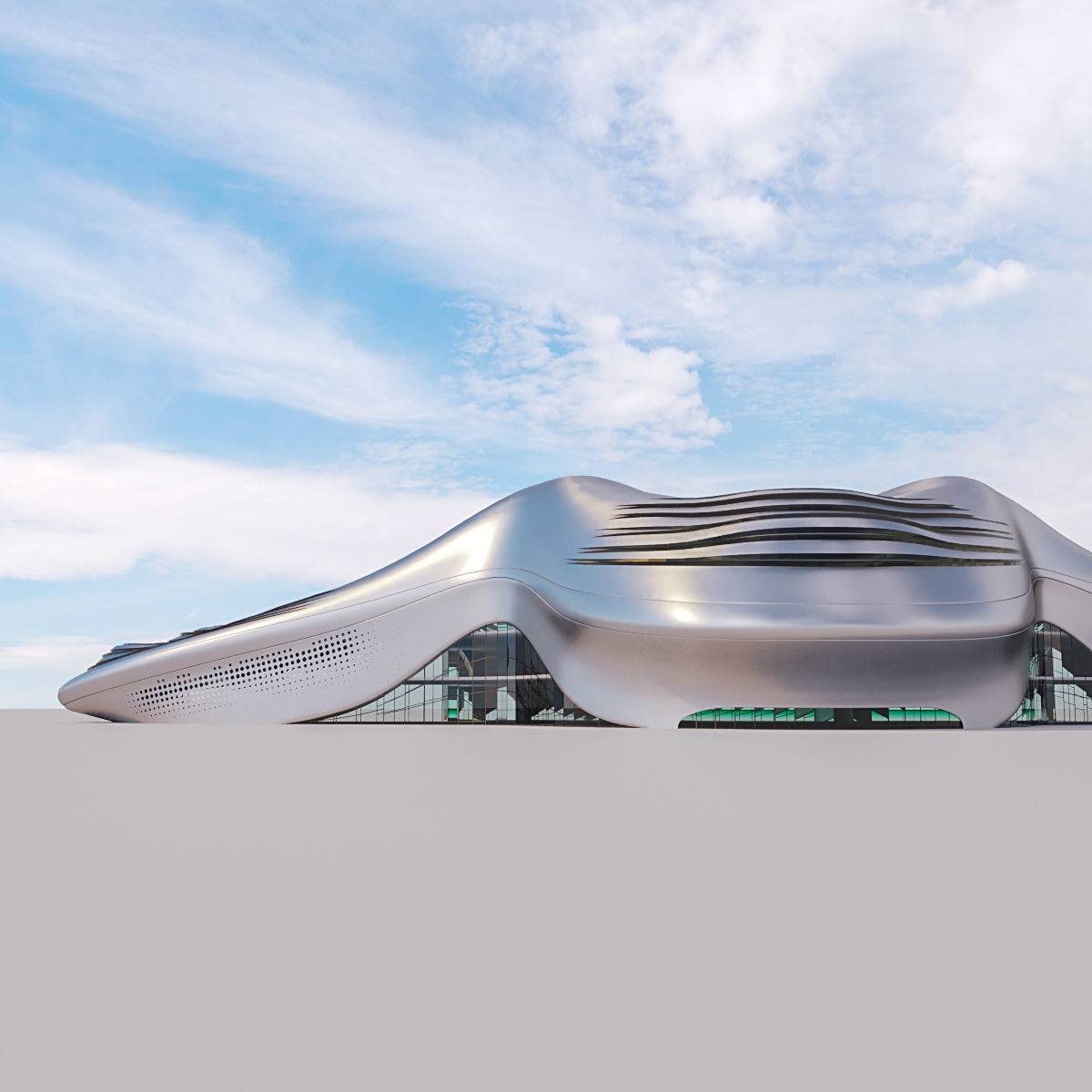 Futuristic building collection 9x 2 _23