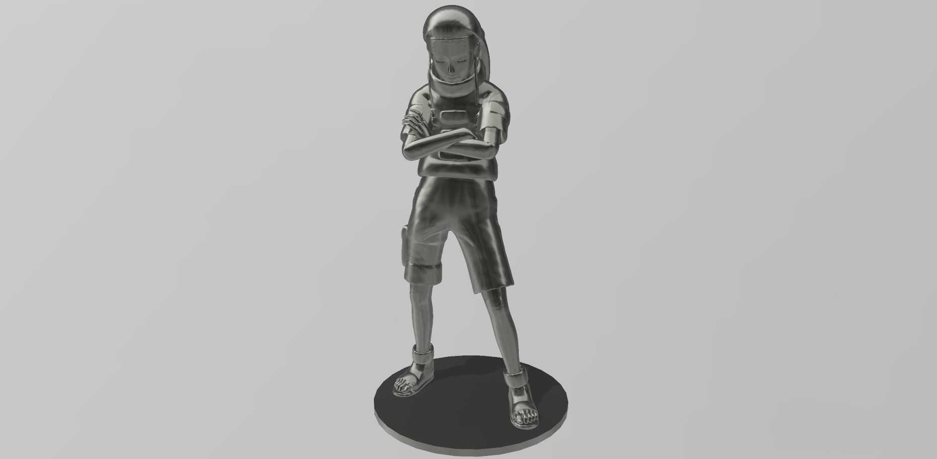 Neji Hyuga from Naruto 3D print model_1