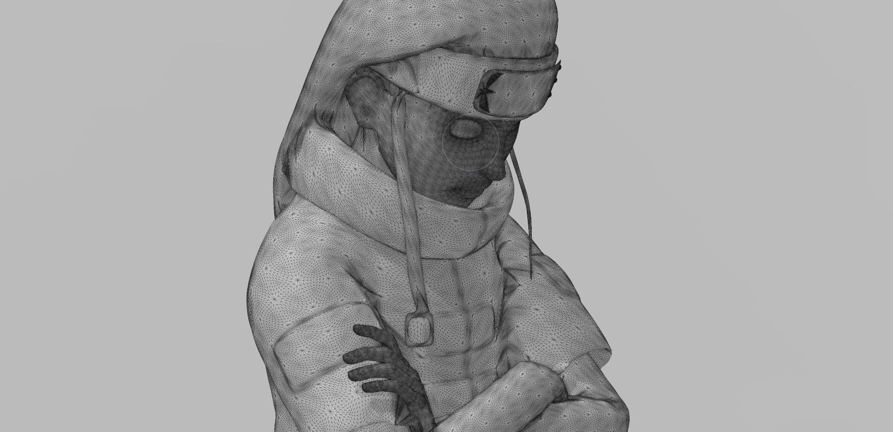 Neji Hyuga from Naruto 3D print model_5