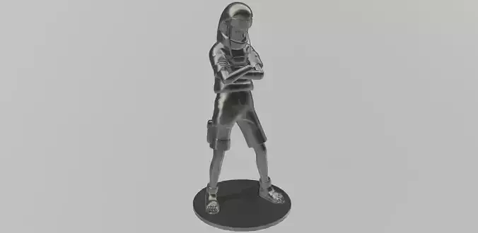 Neji Hyuga from Naruto 3D print model