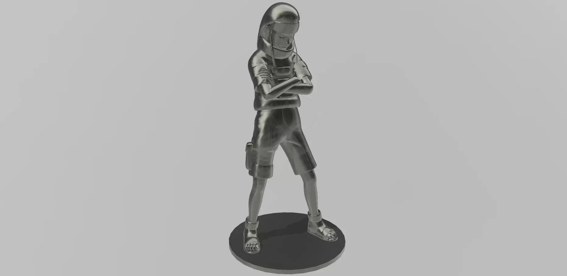 Neji Hyuga from Naruto 3D print model_0