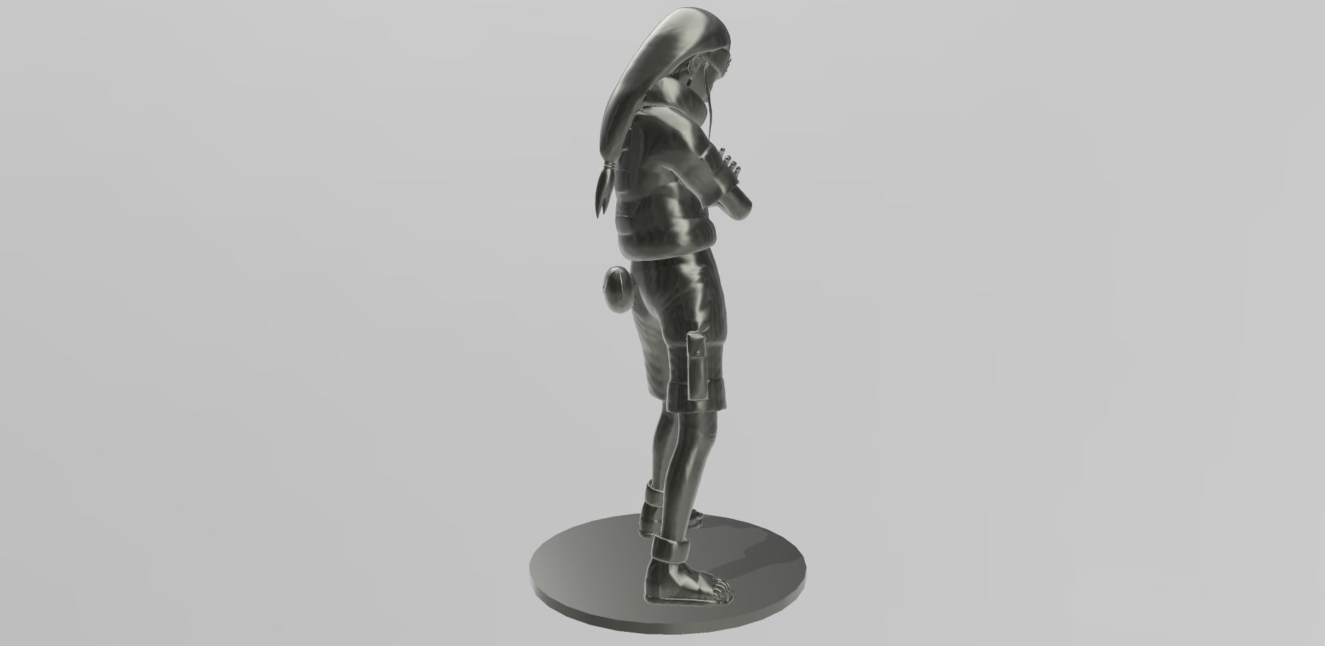 Neji Hyuga from Naruto 3D print model_4