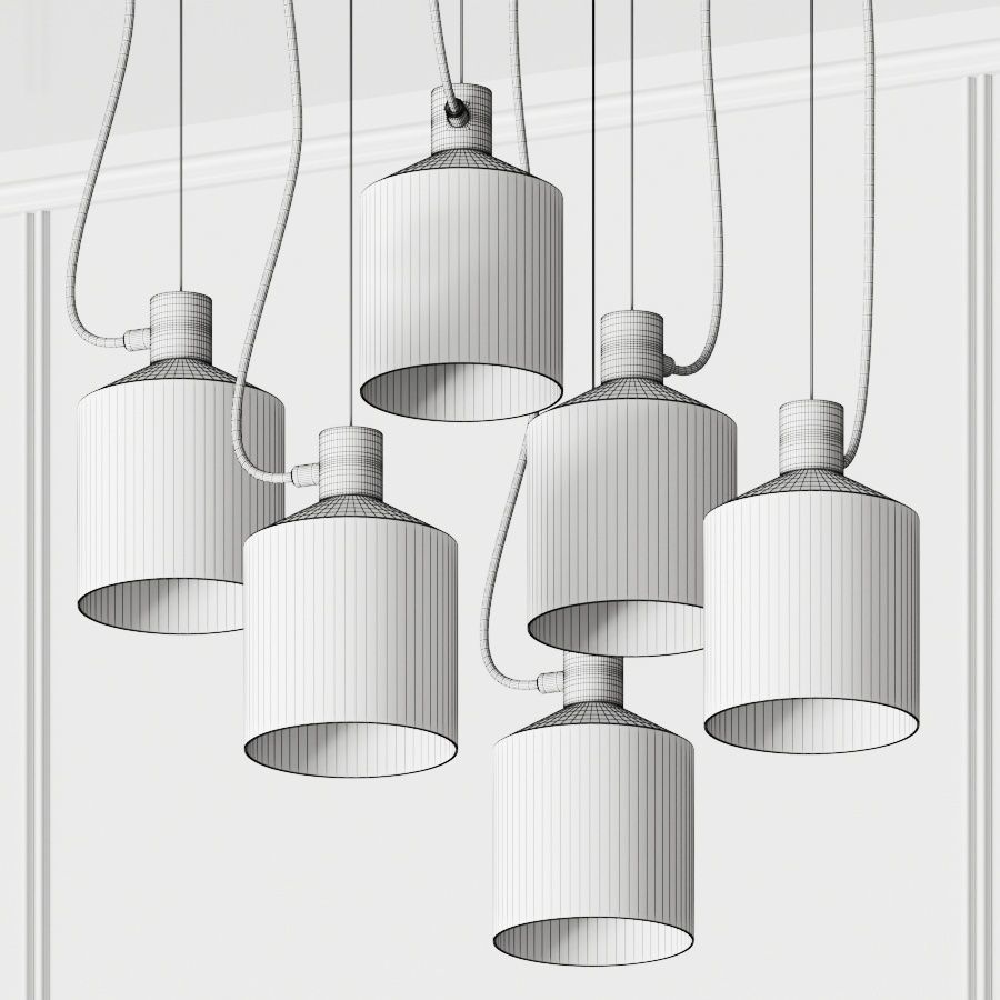 Zero Silo Pendants 3D model_3