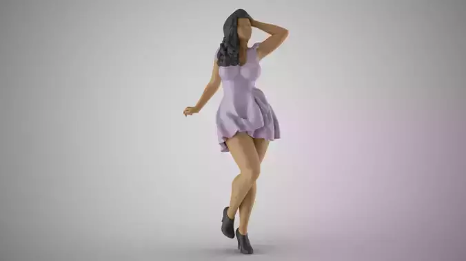 Ravishing Girl 3D print model