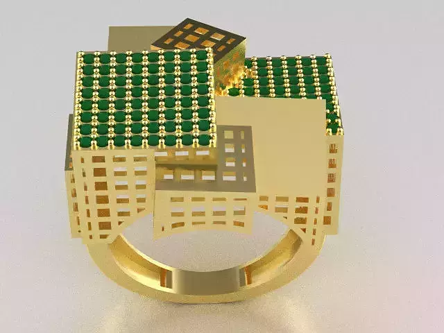 woman ring square r00054