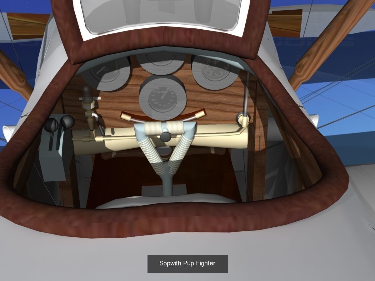 40 Historic WWI Fighters 3D Model Collection_14