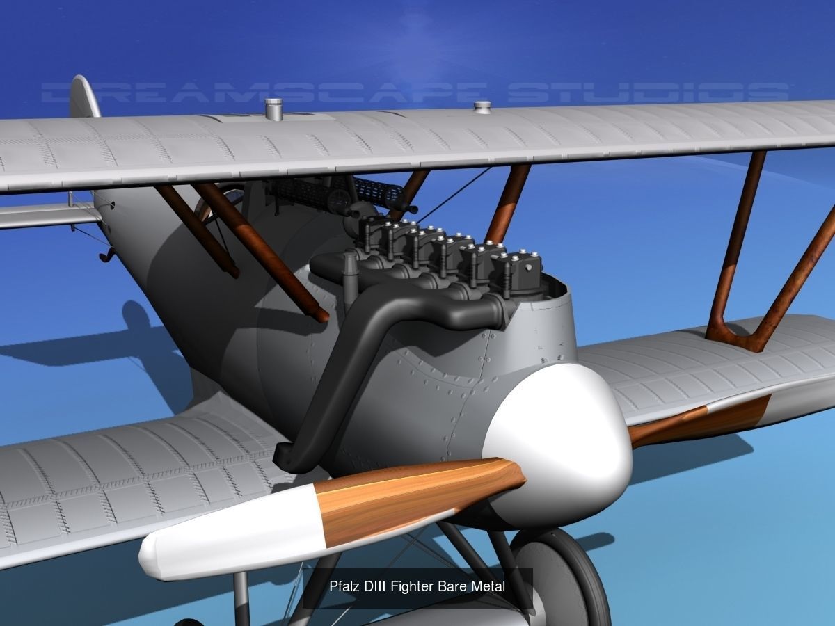 40 Historic WWI Fighters 3D Model Collection_7