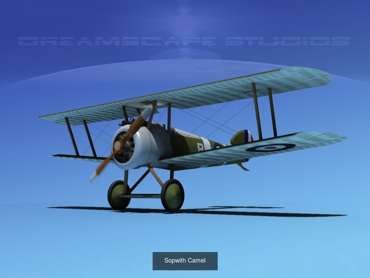 40 Historic WWI Fighters 3D Model Collection_31