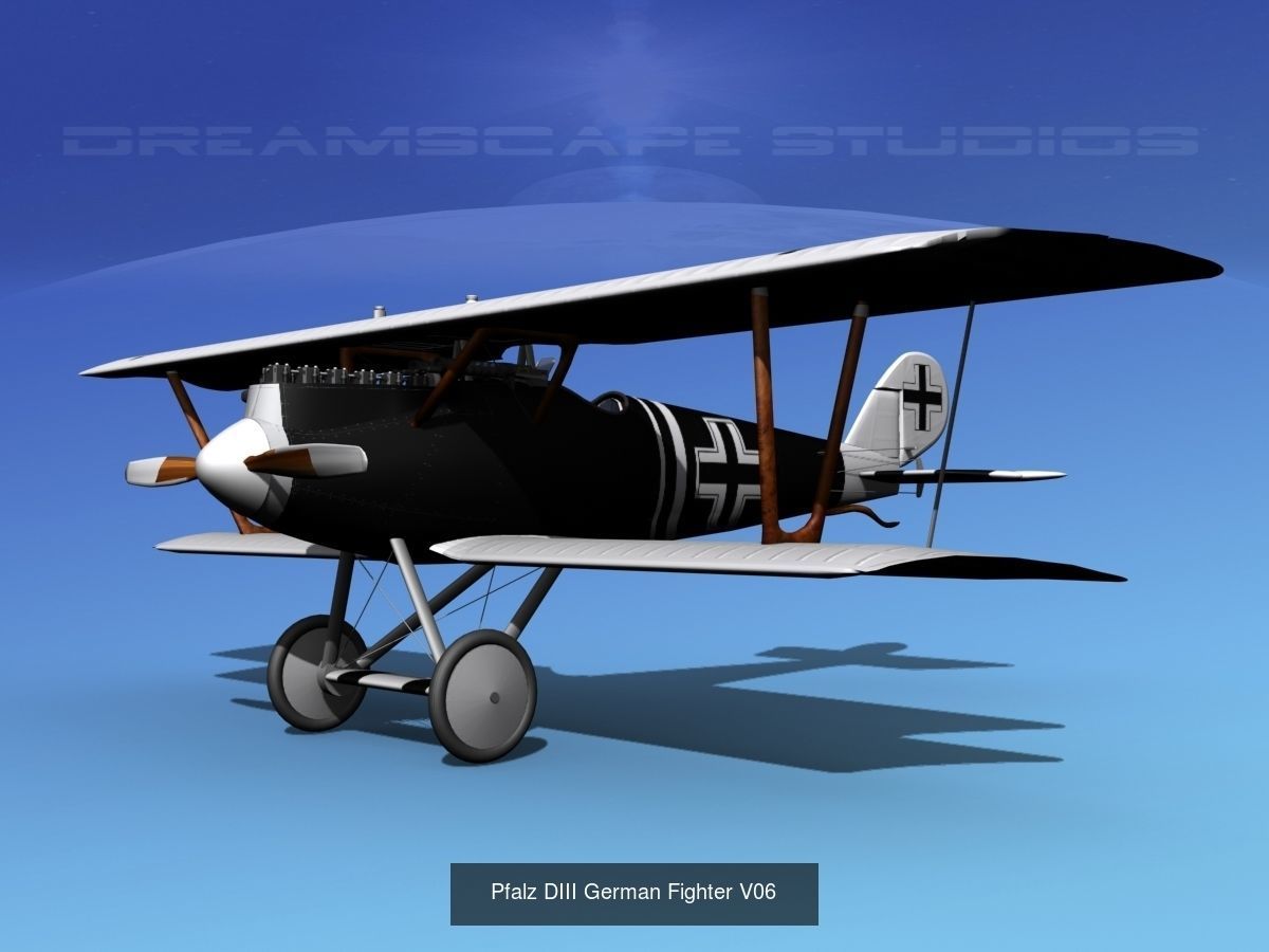 40 Historic WWI Fighters 3D Model Collection_8