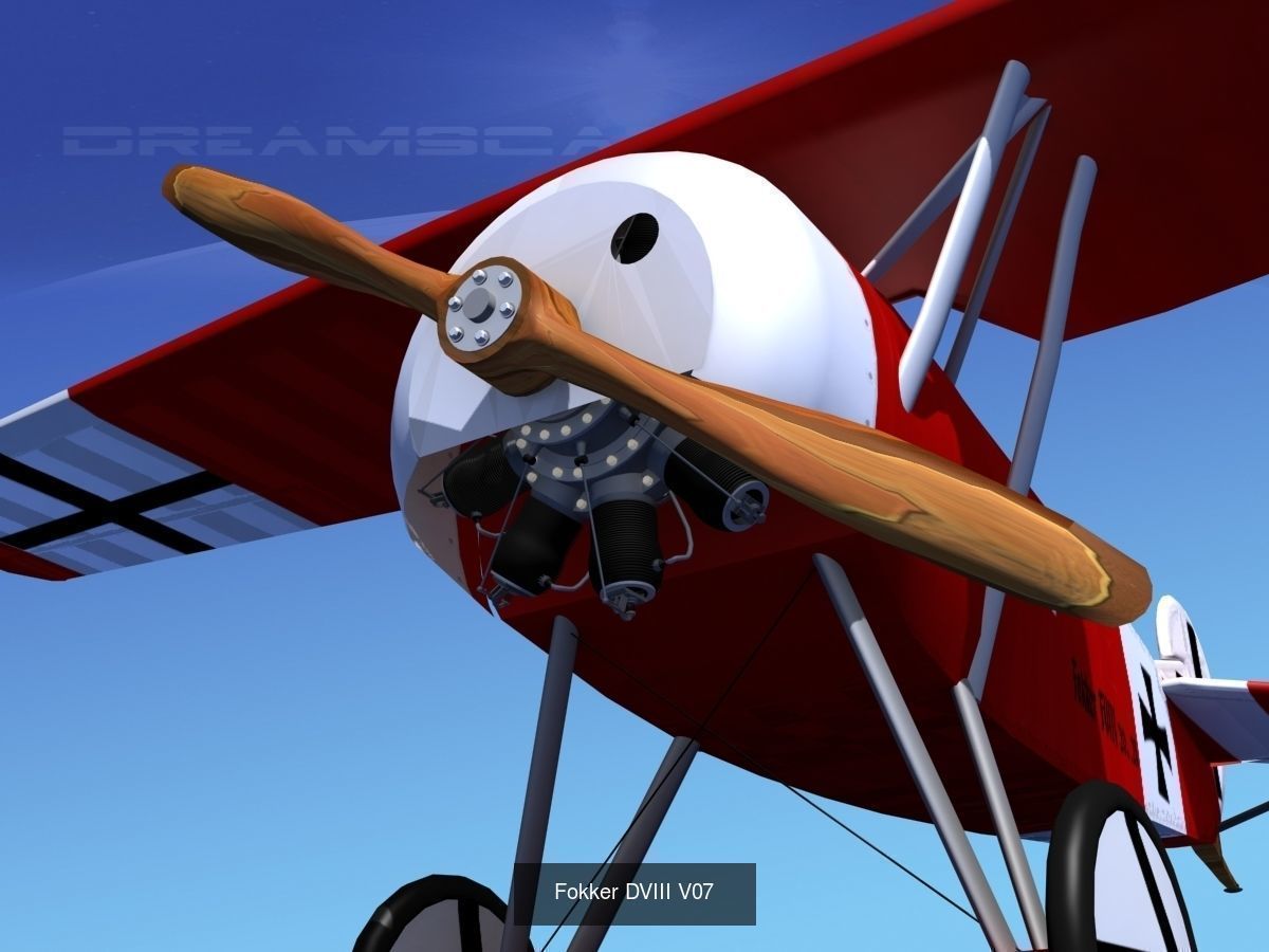 40 Historic WWI Fighters 3D Model Collection_20
