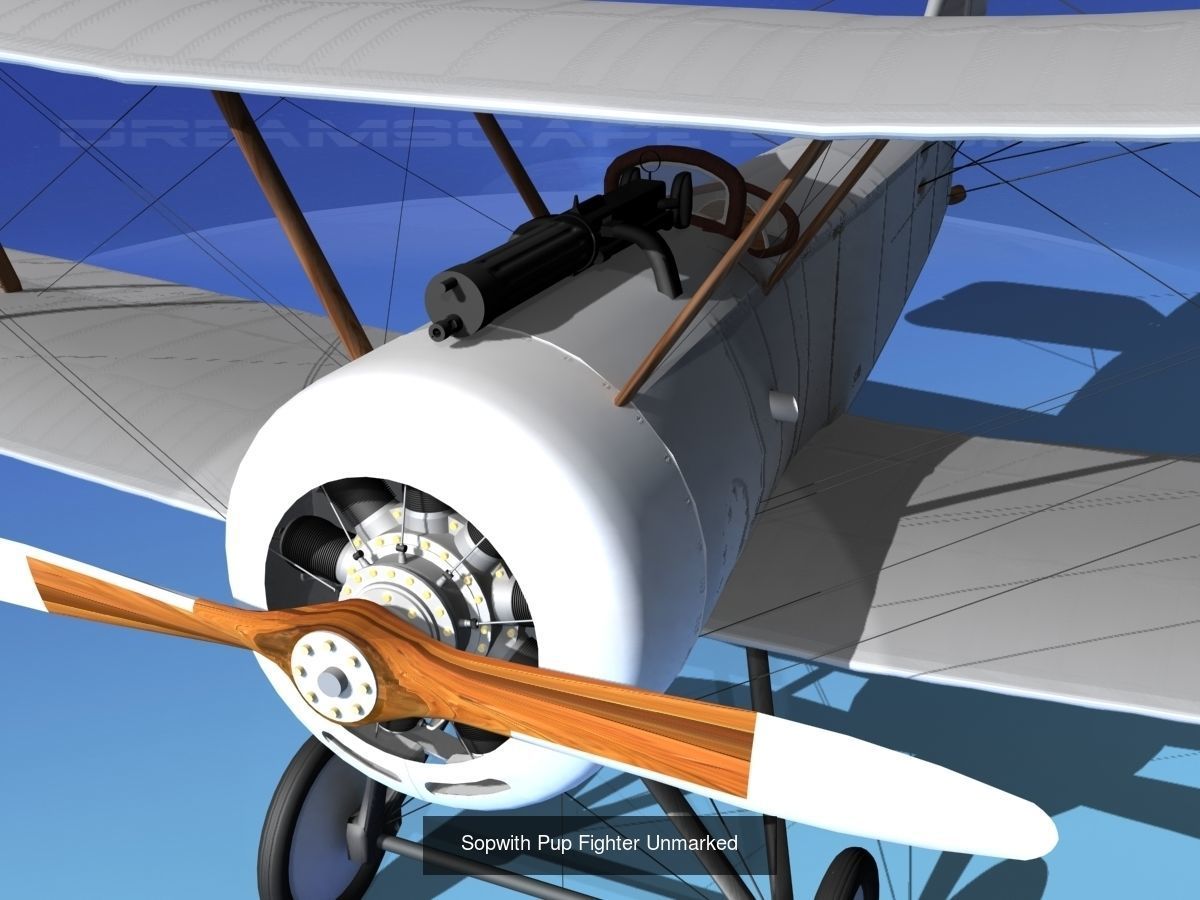 40 Historic WWI Fighters 3D Model Collection_12