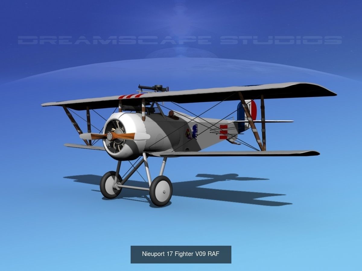 40 Historic WWI Fighters 3D Model Collection_17