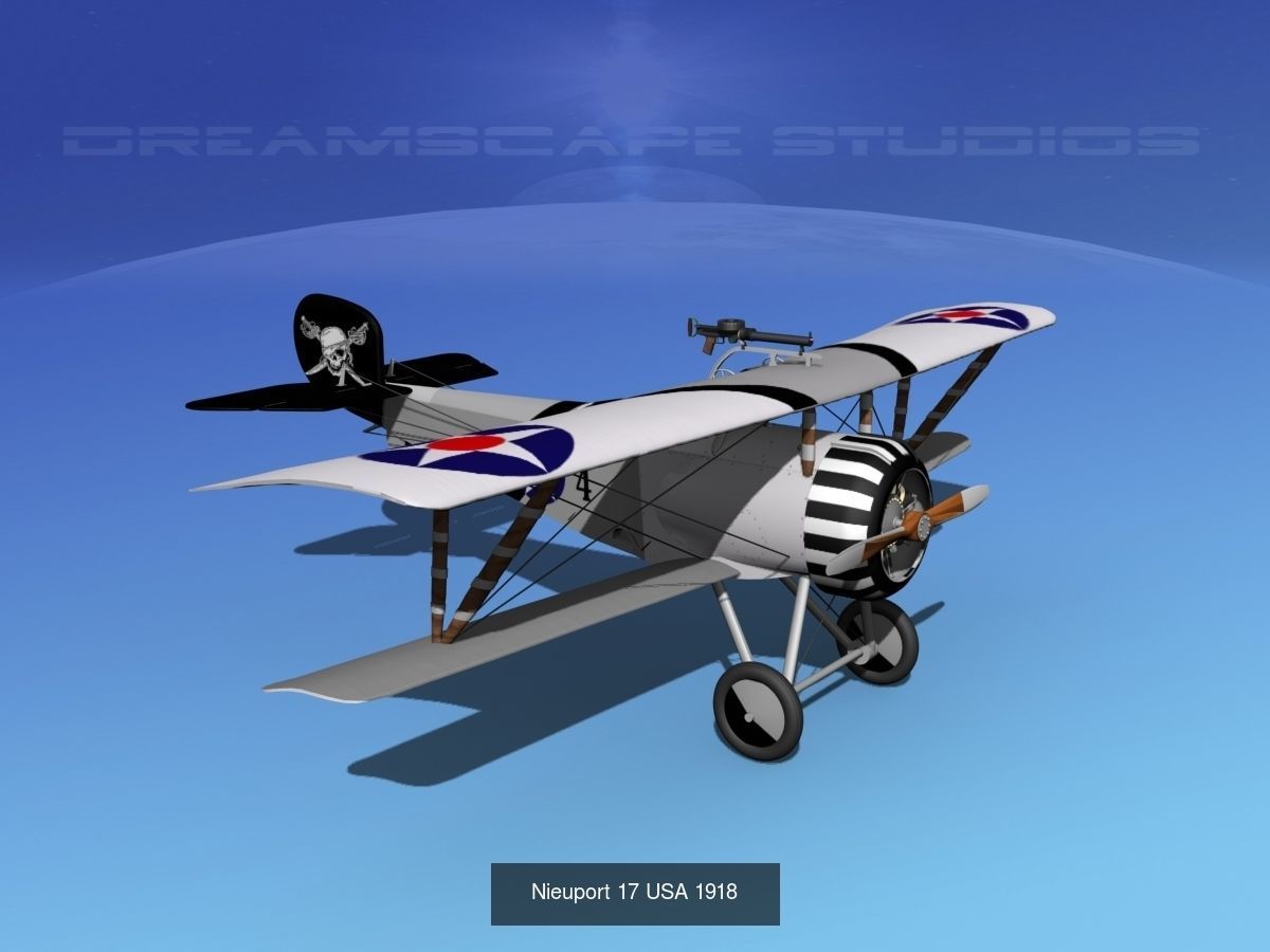40 Historic WWI Fighters 3D Model Collection_18