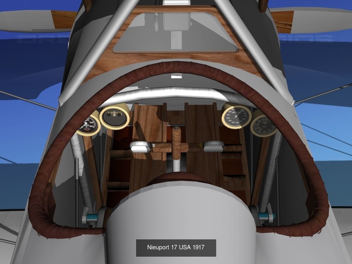 40 Historic WWI Fighters 3D Model Collection_19