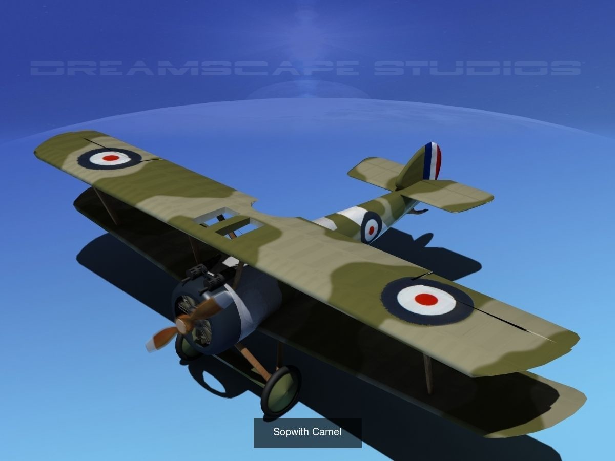 40 Historic WWI Fighters 3D Model Collection_34