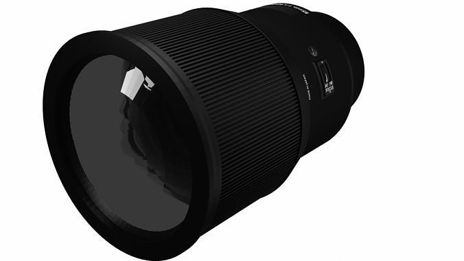 Sigma 85mm F1 4 Free 3D model