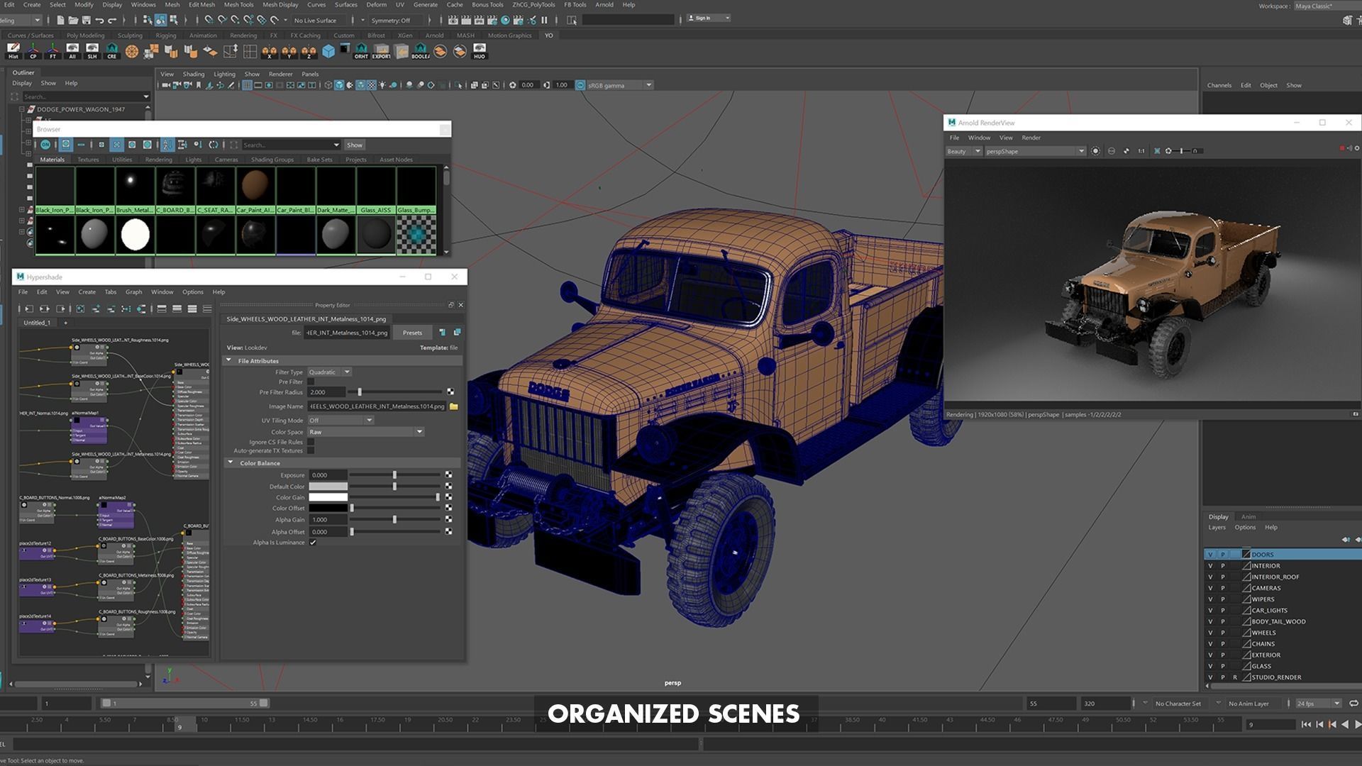 Dodge Power Wagon 1947 3D model_58