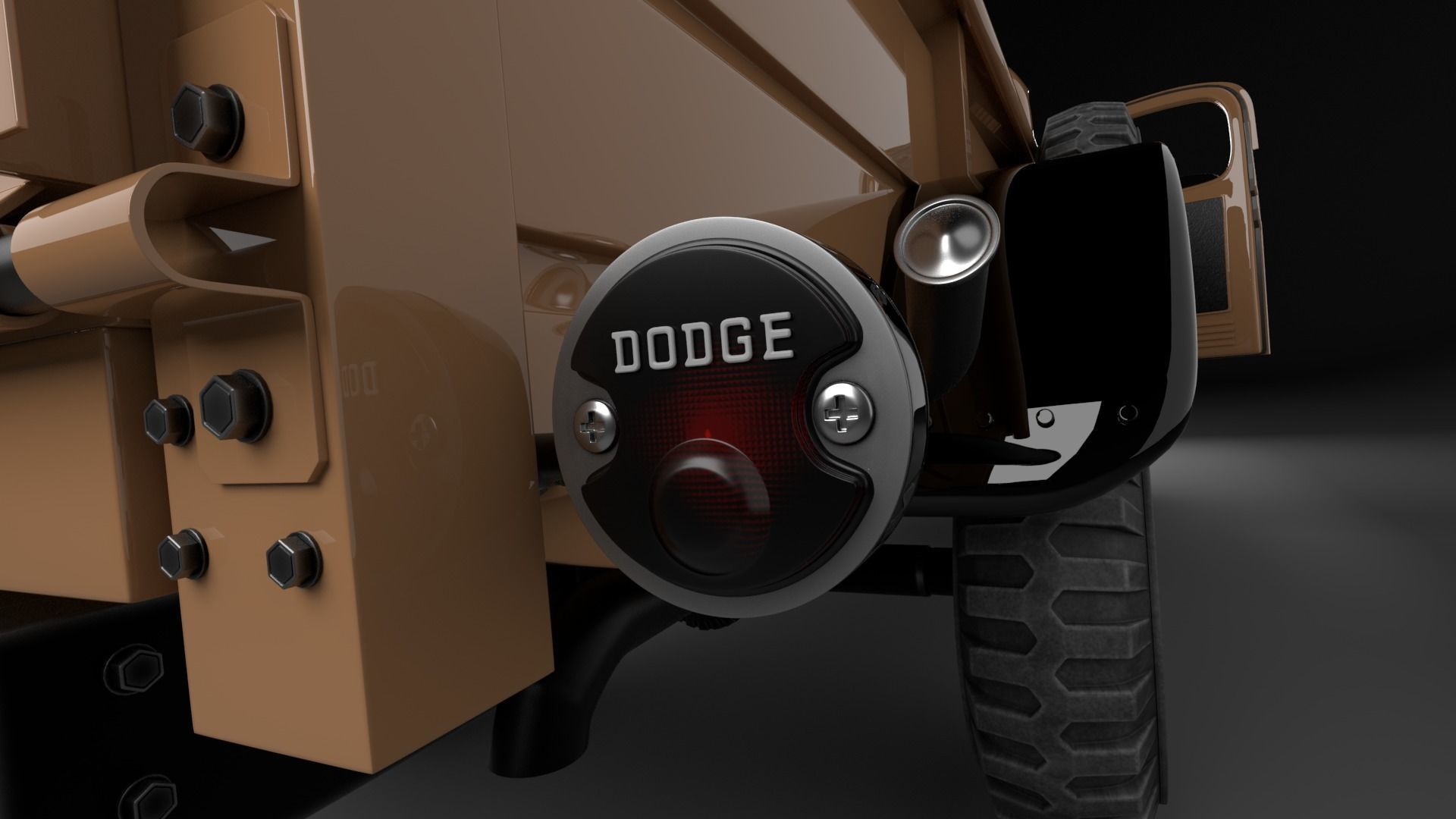 Dodge Power Wagon 1947 3D model_30