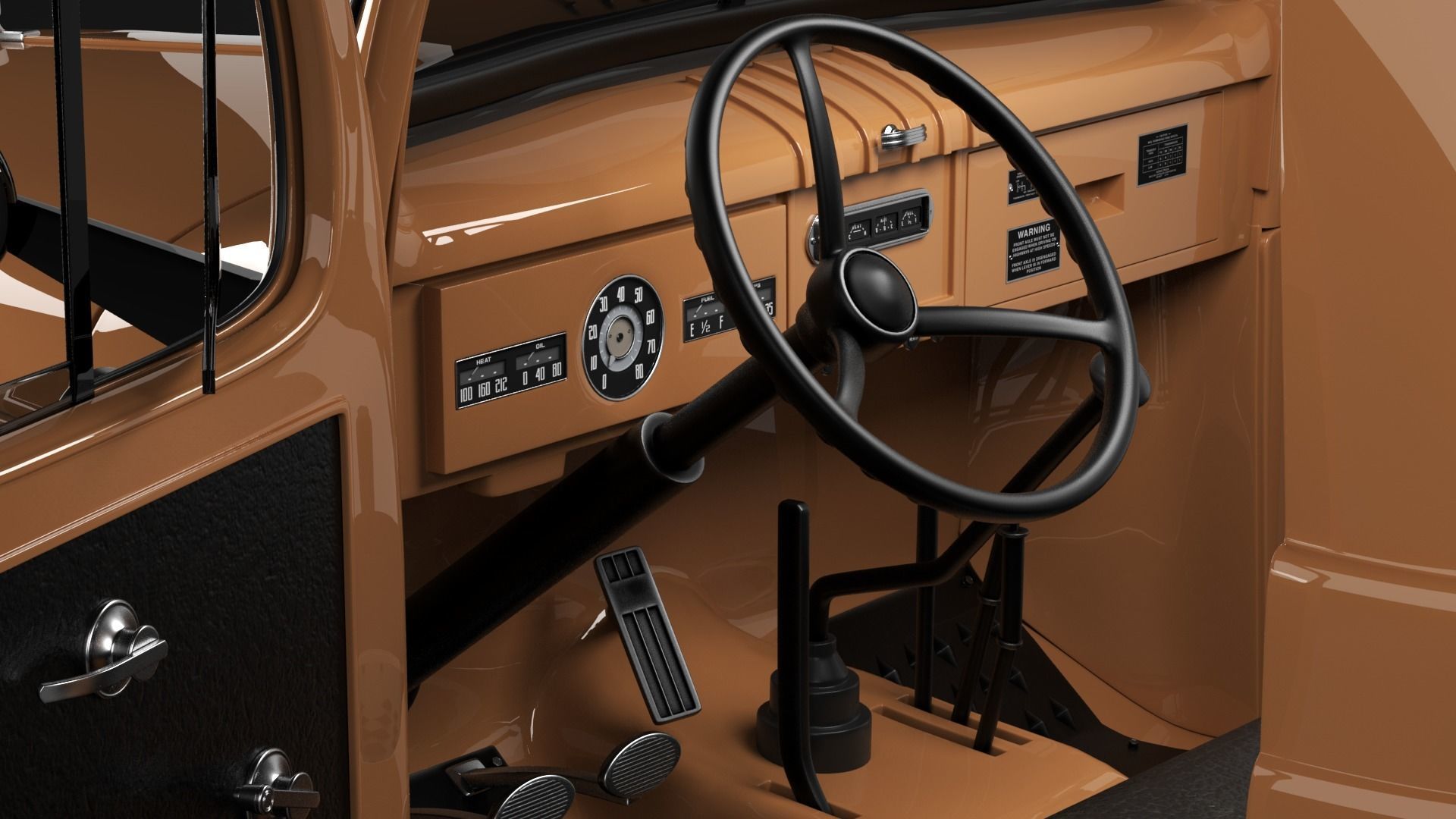 Dodge Power Wagon 1947 3D model_34