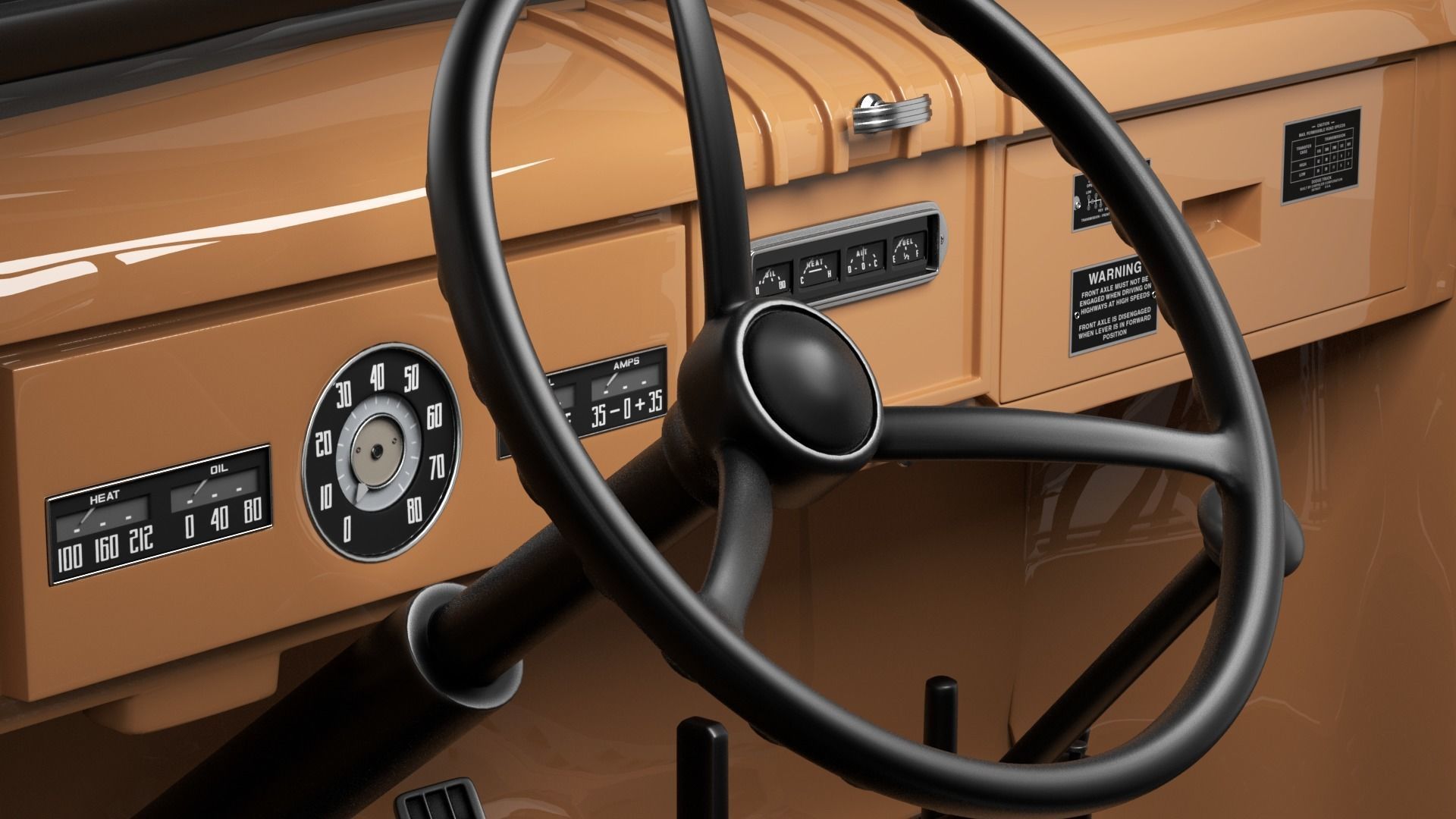 Dodge Power Wagon 1947 3D model_36