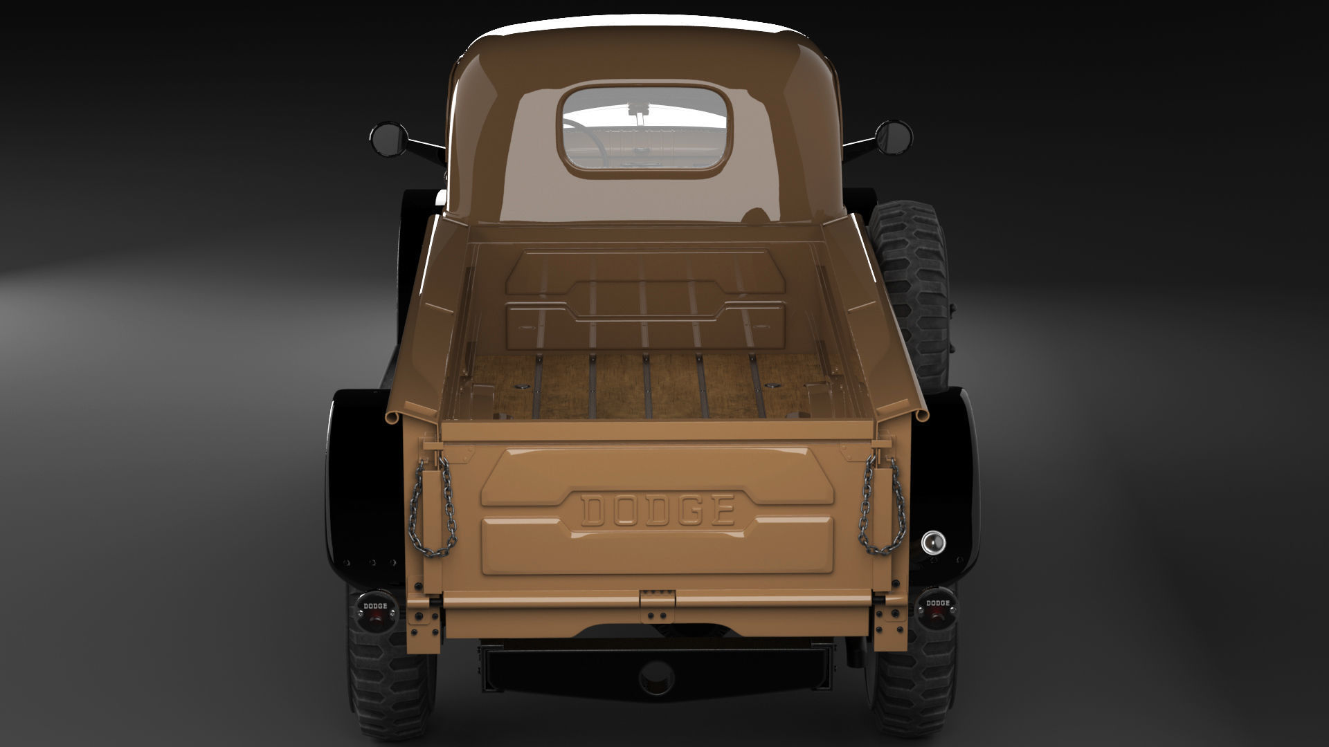 Dodge Power Wagon 1947 3D model_32