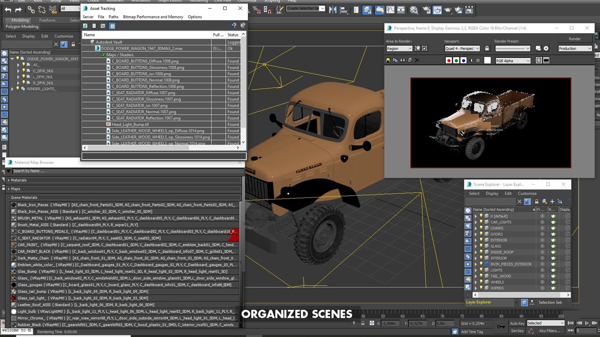 Dodge Power Wagon 1947 3D model_59