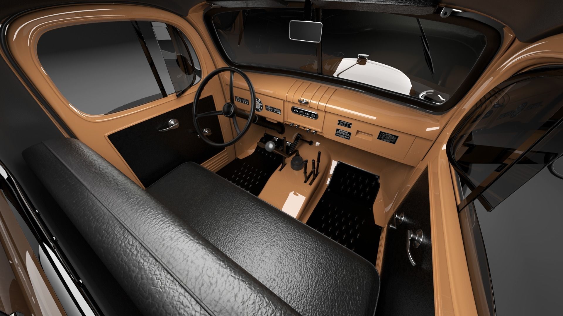 Dodge Power Wagon 1947 3D model_40