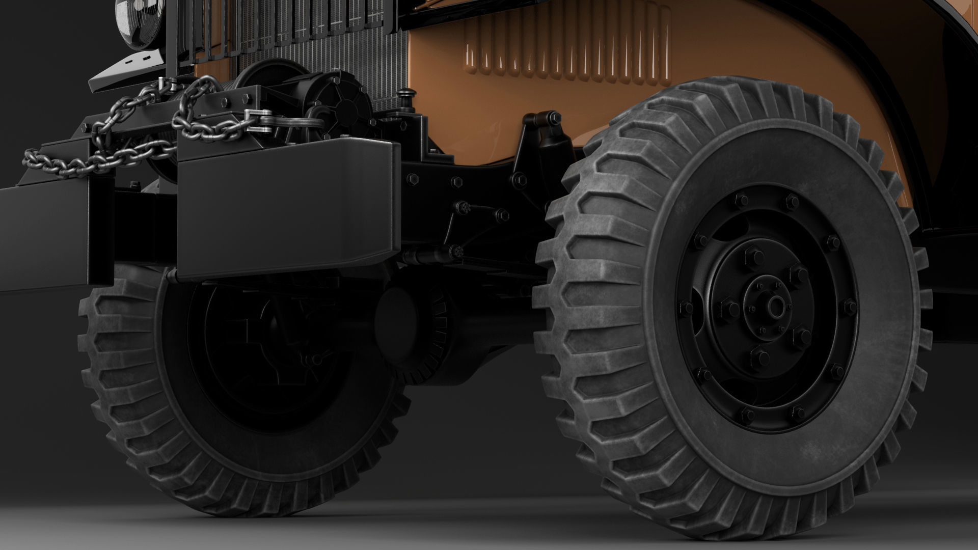 Dodge Power Wagon 1947 3D model_25