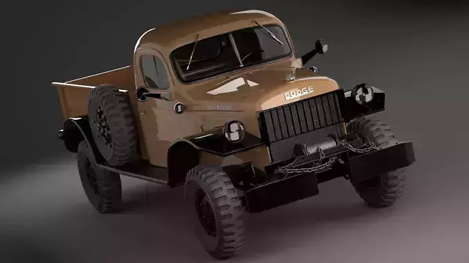 Dodge Power Wagon 1947 3D model