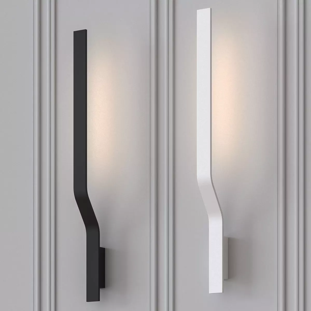 Surfin wall lamp by Millelumen 3D model_0