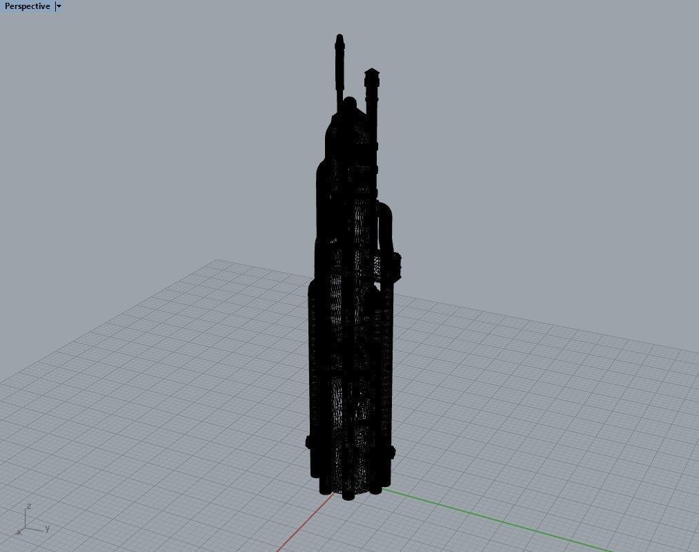Refinery Boiler III 3D print model_20