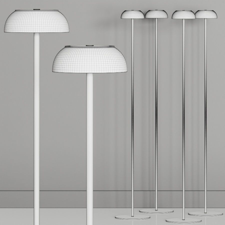 Axolight Float Floor Lamps 3D model_3