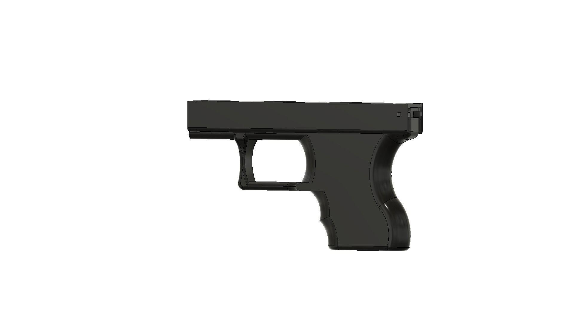 Glock 26 inspired 3d model 3D print model_10