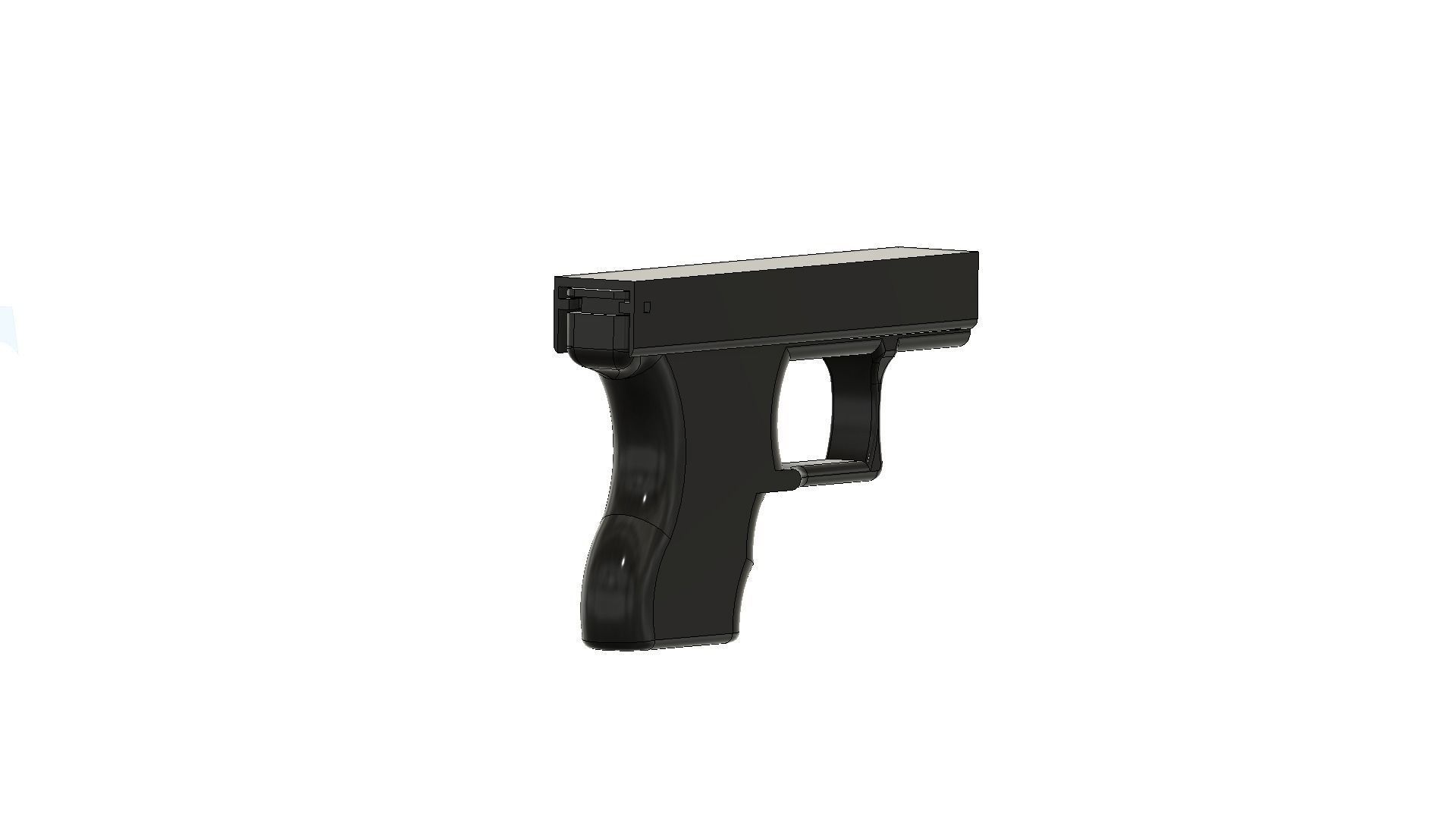 Glock 26 inspired 3d model 3D print model_7